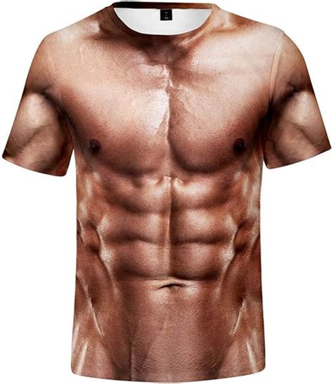 t shirt 3d muscle